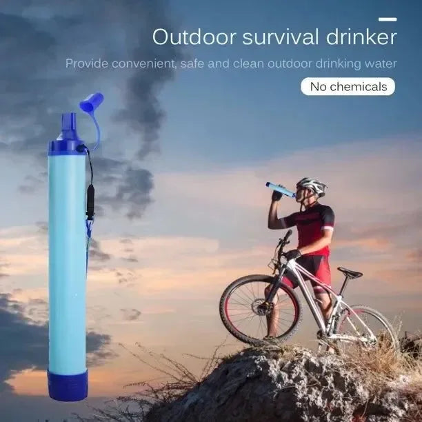 Portable Outdoor Water Purifier for Camping Hiking Emergency Survival - Trekker Essentials