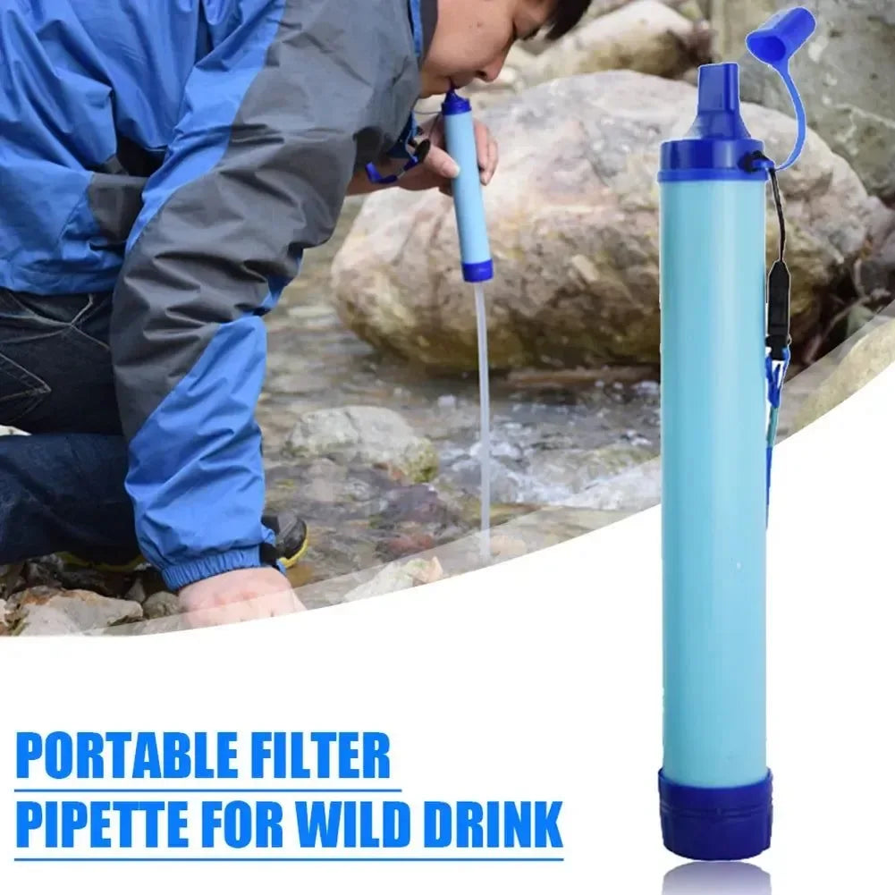 Portable Outdoor Water Purifier for Camping Hiking Emergency Survival - Trekker Essentials