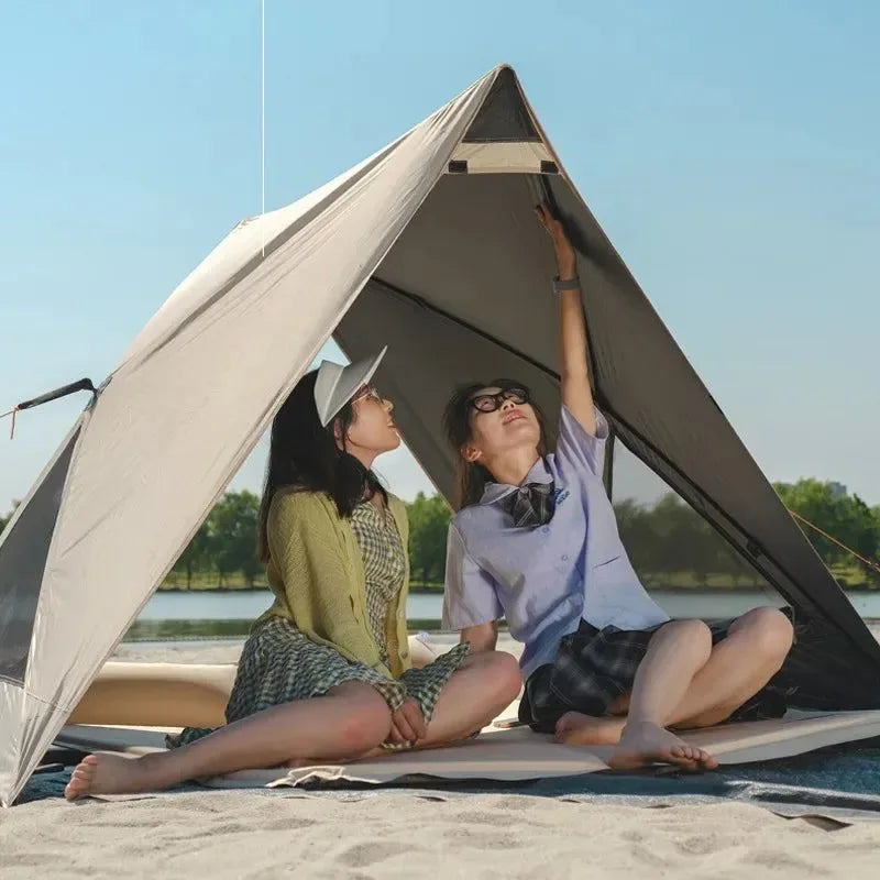 Portable Pop Up Beach Tent for 3-4 People - Sun Shelter, Picnic Shade, Outdoor Canopy - Trekker Essentials