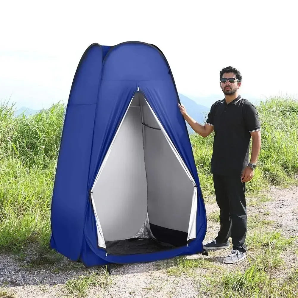 Portable Pop-Up Privacy Shower Tent - Spacious Changing Room for Camping, Fishing, Hiking, Beach - Trekker Essentials