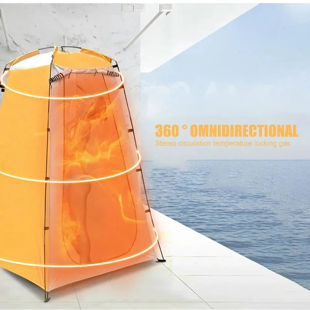 Portable Privacy Shower Tent – Waterproof Changing Room for Camping, Beach, and Hiking - Trekker Essentials