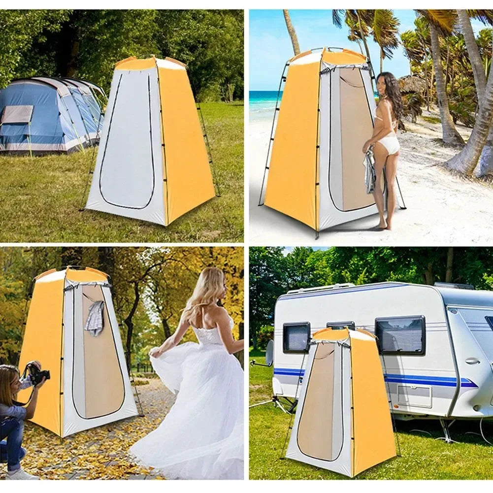 Portable Privacy Shower Tent - Waterproof Changing Room Shelter for Camping, Hiking, Beach, and Outdoor Activities - Trekker Essentials