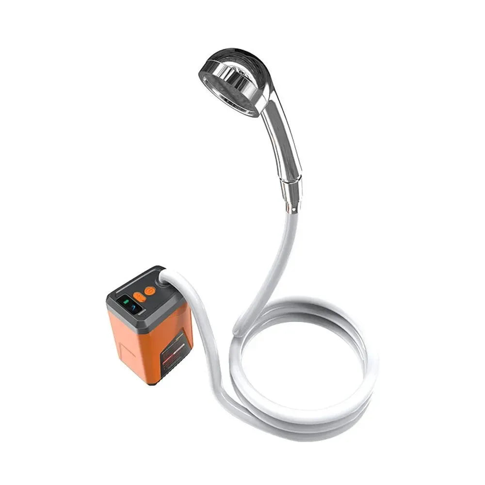 Portable Rechargeable Electric Shower Pump - Battery Powered Outdoor Camping Shower for Hiking, Backpacking, Travel, Beach - Trekker Essentials