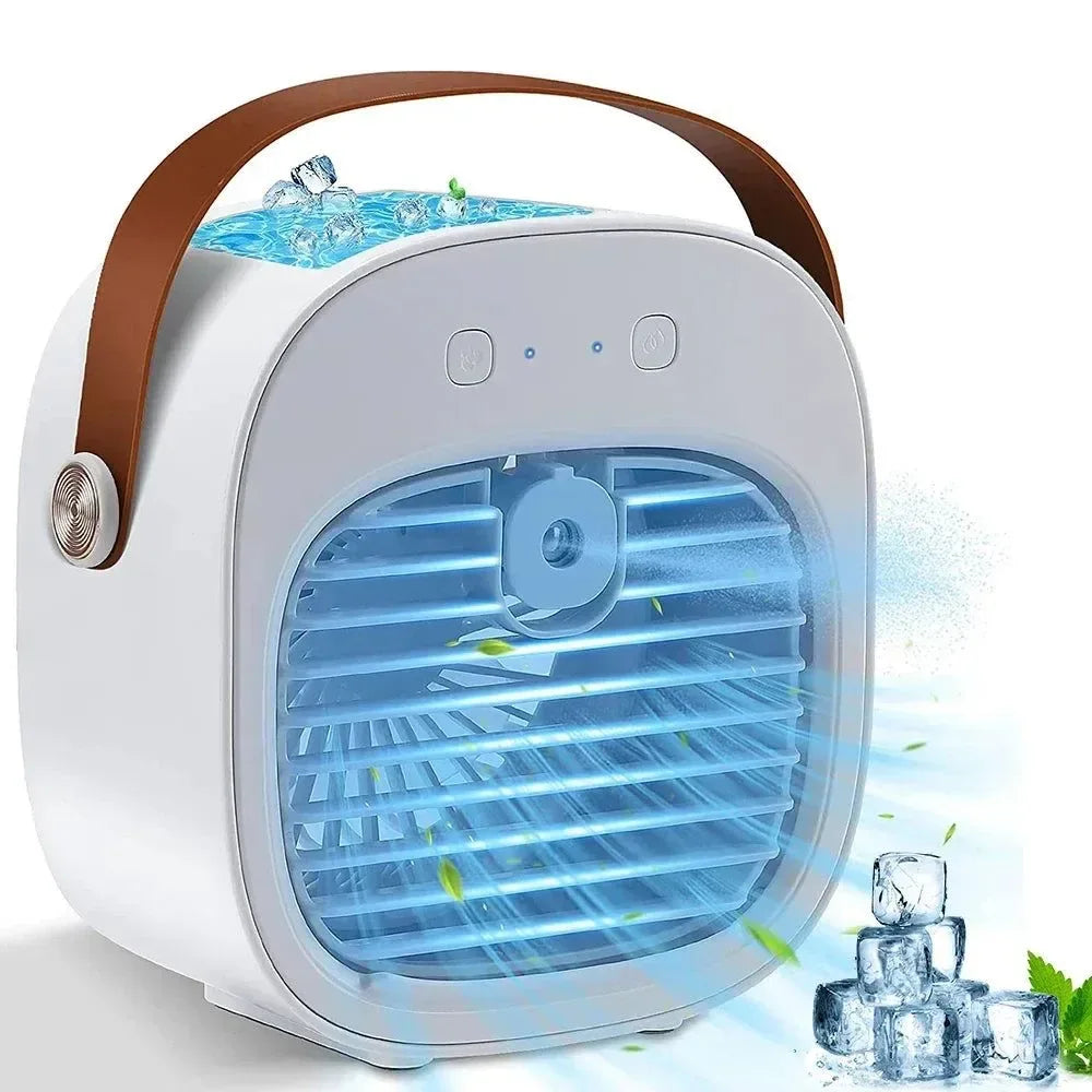 Portable Rechargeable Mini Air Conditioner – Personal Cordless Cooler Fan - Trekker Essentials
