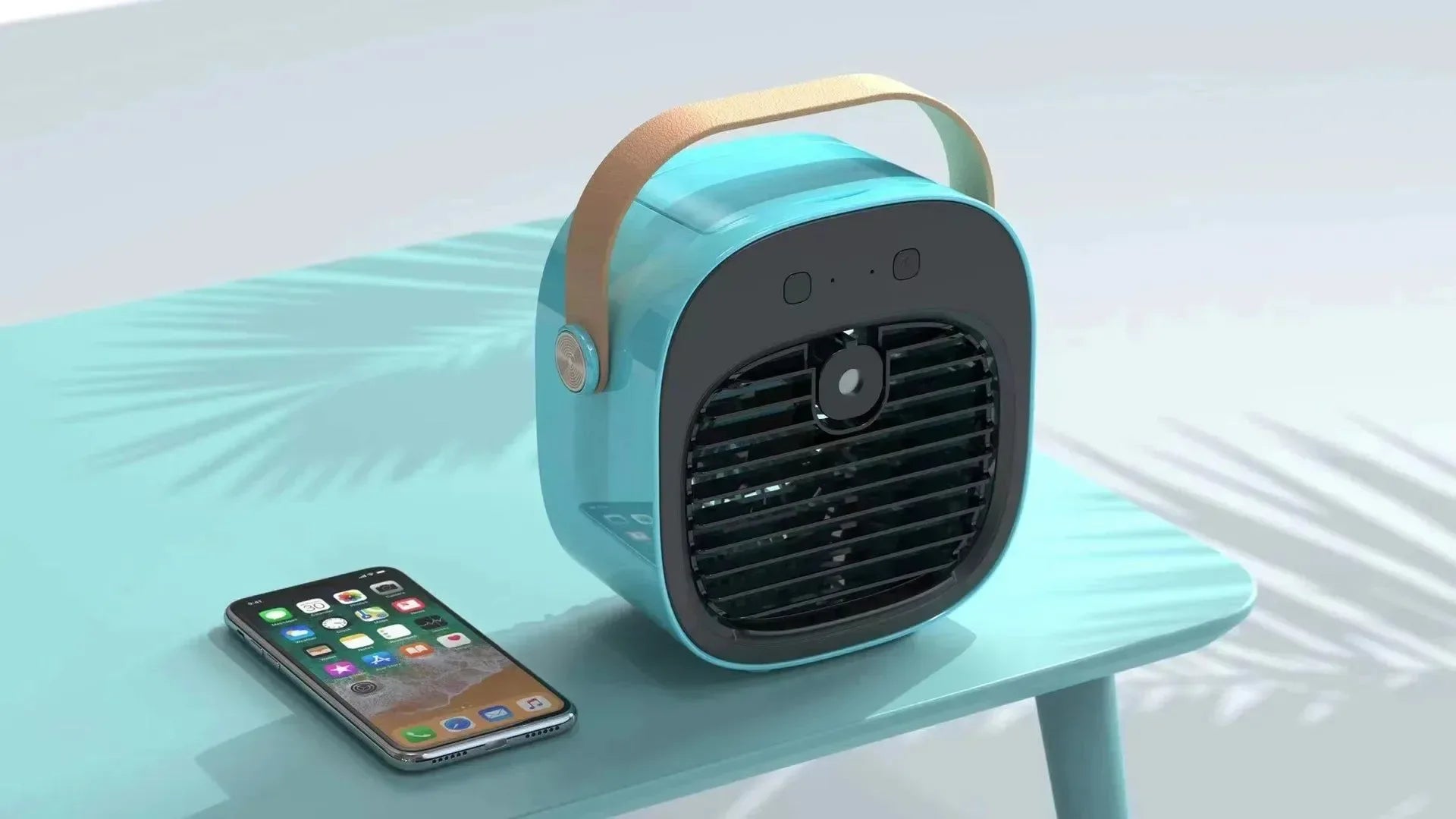 Portable Rechargeable Mini Air Conditioner – Personal Cordless Cooler Fan - Trekker Essentials