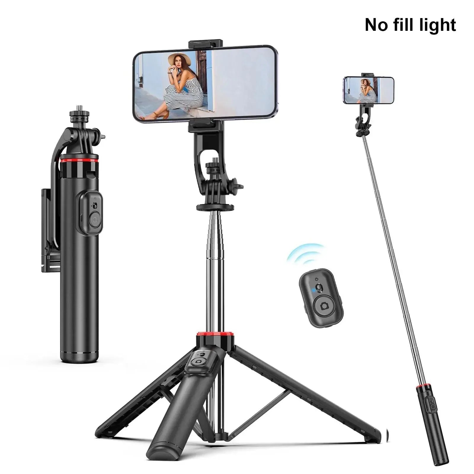 Portable Selfie Stick Tripod with Bluetooth Remote & 360° Phone Holder - Trekker Essentials