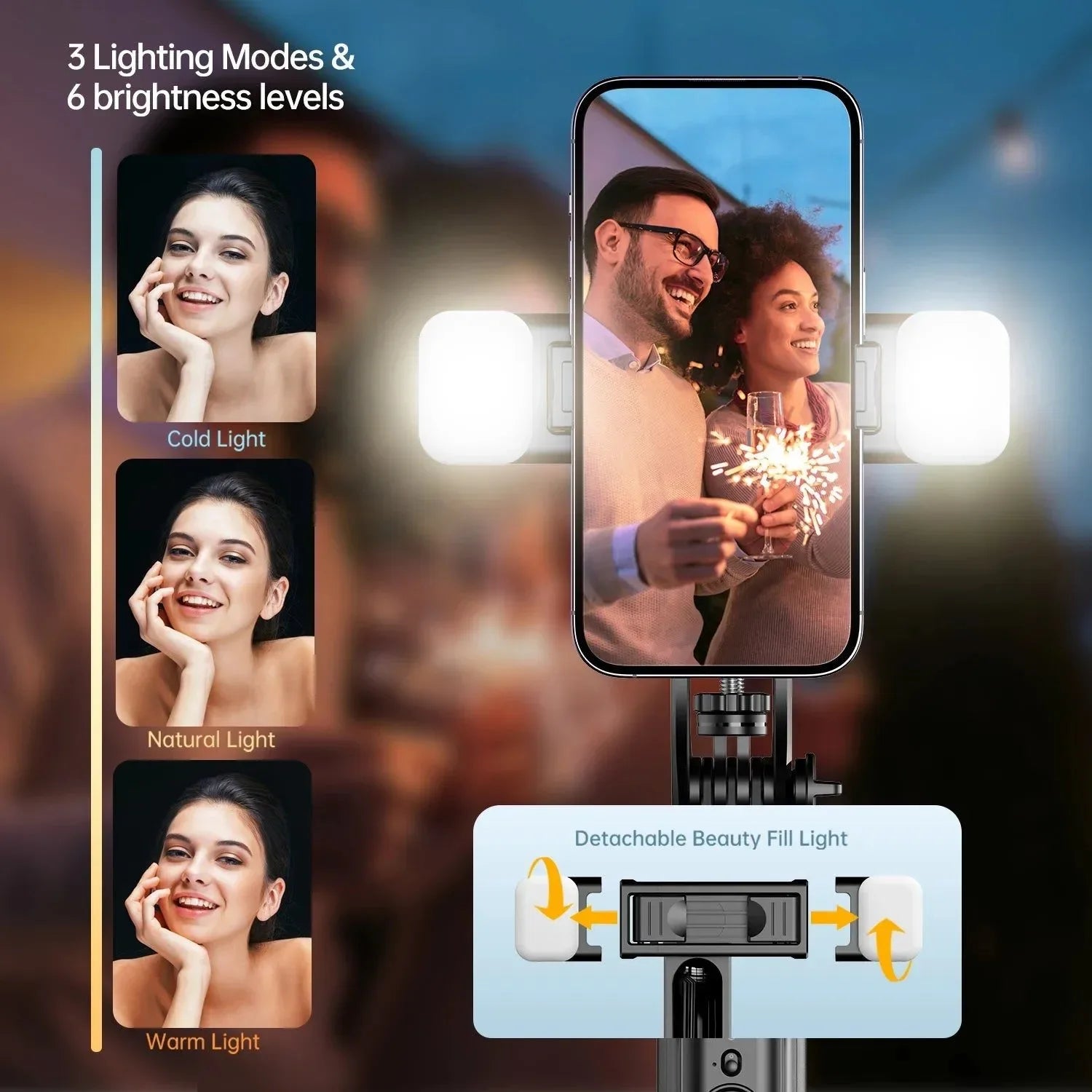 Portable Selfie Stick Tripod with Bluetooth Remote & 360° Phone Holder - Trekker Essentials