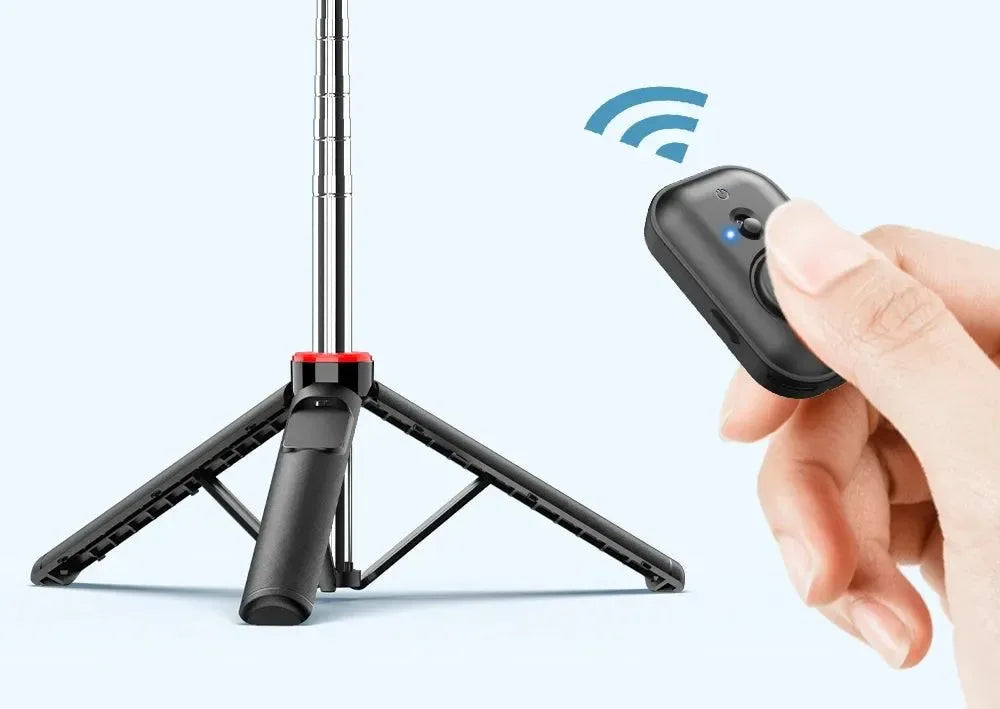 Portable Selfie Stick Tripod with Bluetooth Remote & 360° Phone Holder - Trekker Essentials