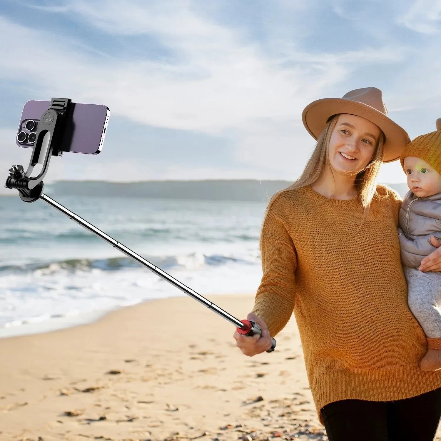 Portable Selfie Stick Tripod with Bluetooth Remote & 360° Phone Holder - Trekker Essentials
