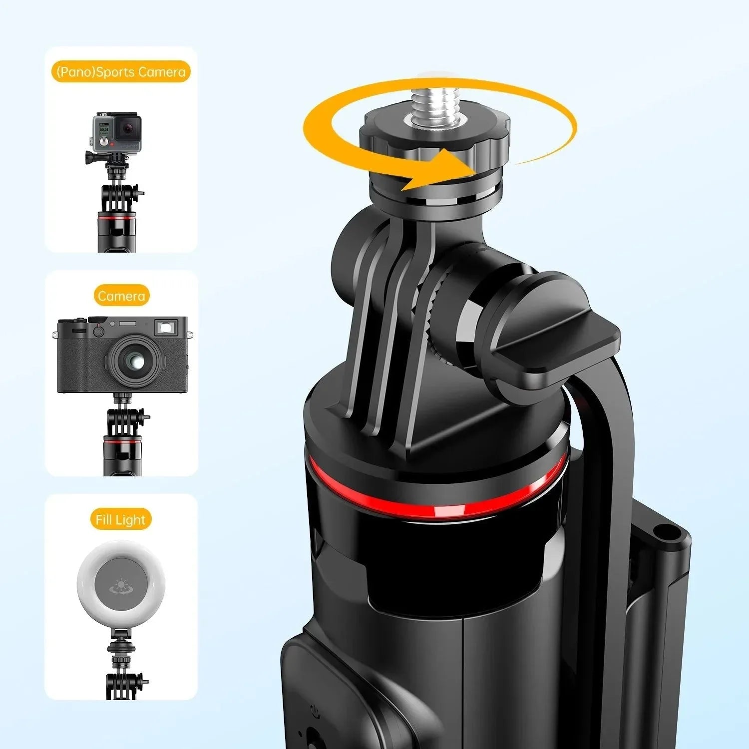 Portable Selfie Stick Tripod with Bluetooth Remote & 360° Phone Holder - Trekker Essentials