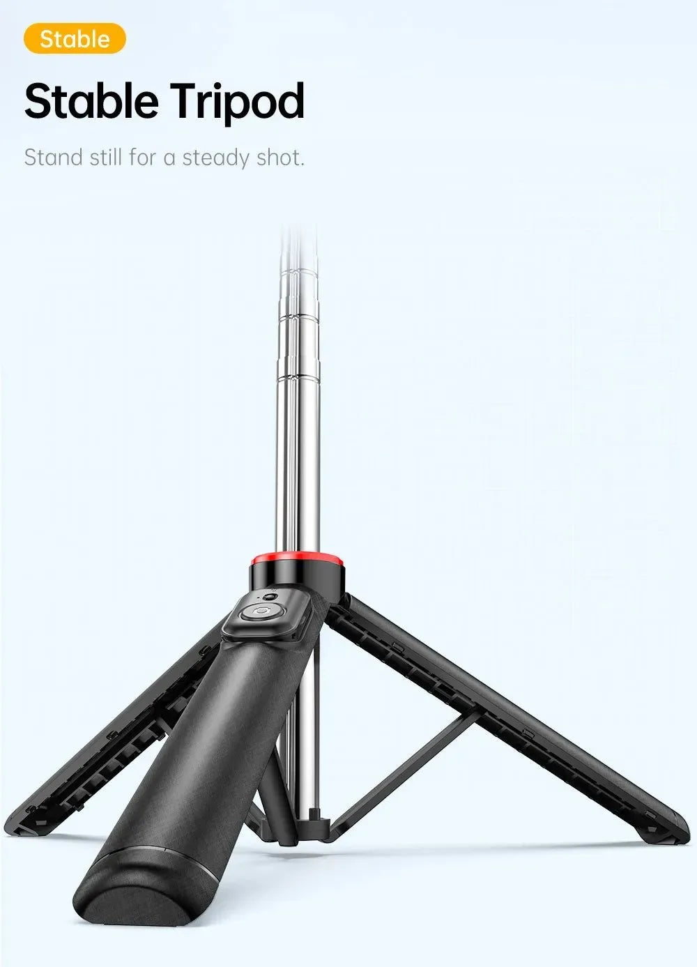 Portable Selfie Stick Tripod with Bluetooth Remote & 360° Phone Holder - Trekker Essentials