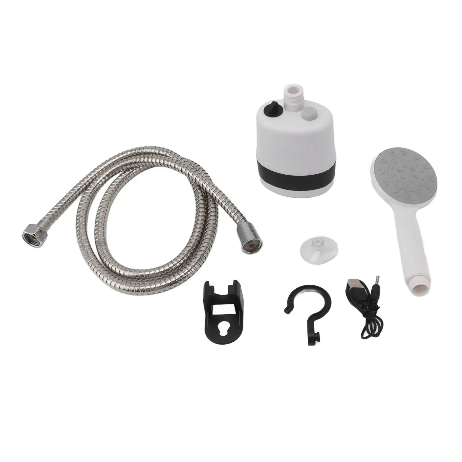 Portable Shower Camping Outdoor Shower Handheld Electric Shower Battery Powered Compact Handheld Rechargeable Camping Showerhead - Trekker Essentials