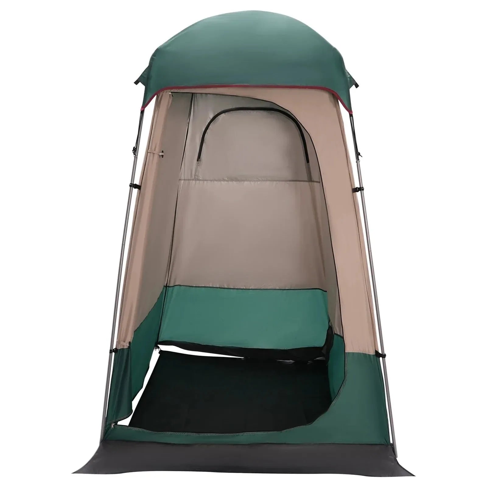 Portable Shower & Toilet Tent - 160x160x240cm Outdoor Privacy Shelter for Camping & Beach - Trekker Essentials