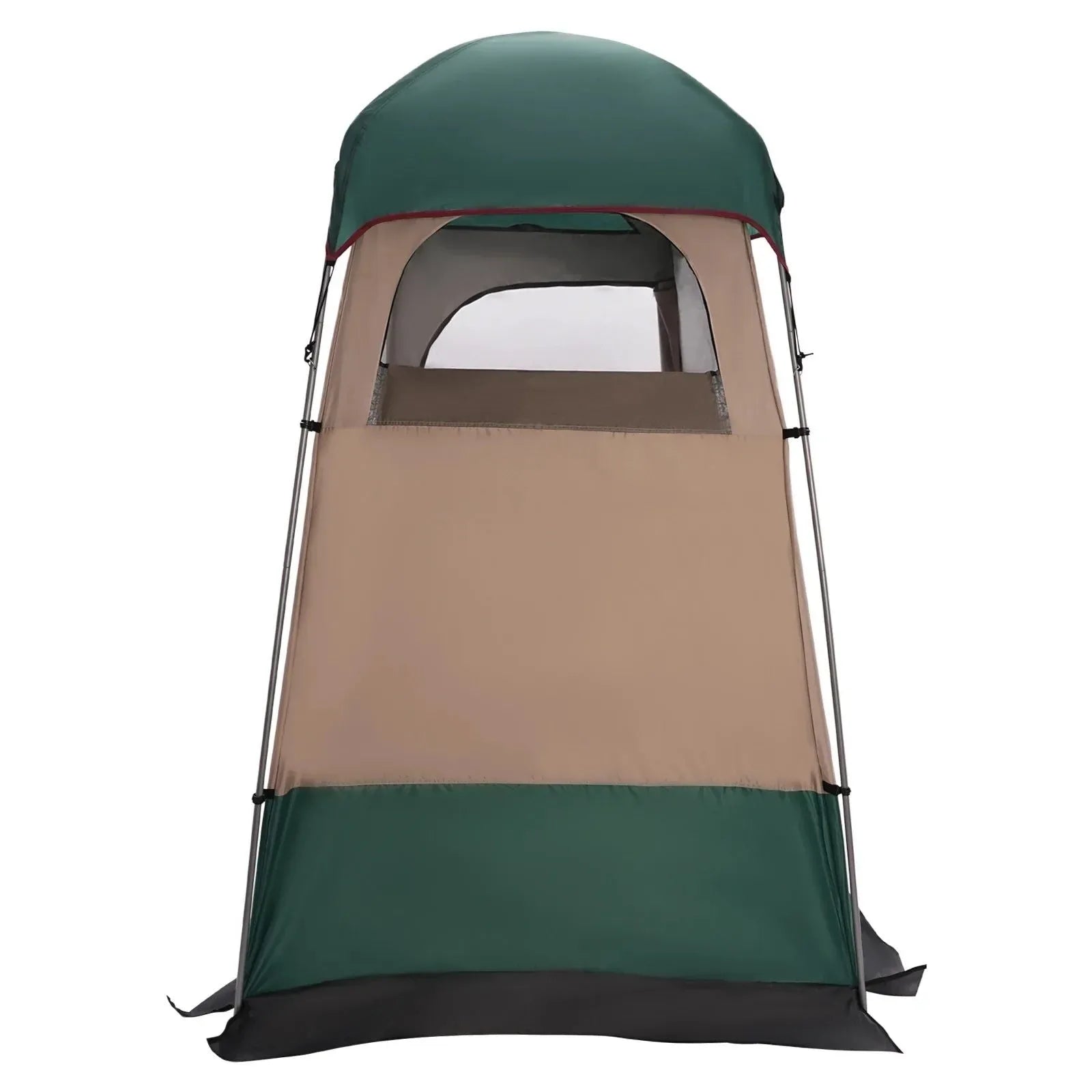 Portable Shower & Toilet Tent - 160x160x240cm Outdoor Privacy Shelter for Camping & Beach - Trekker Essentials