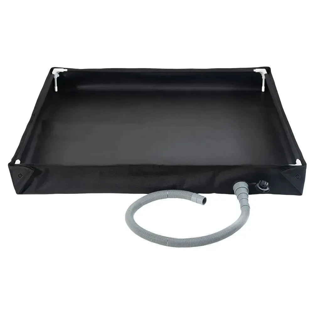 Portable Shower Tray & Floor Base: 80cm Foldable Camping Shower Pan & Pet Bath Basin - Trekker Essentials