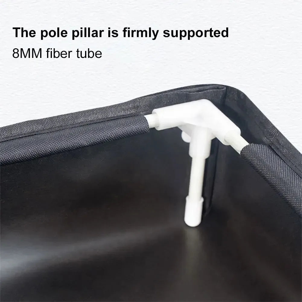 Portable Shower Tray & Floor Base: 80cm Foldable Camping Shower Pan & Pet Bath Basin - Trekker Essentials