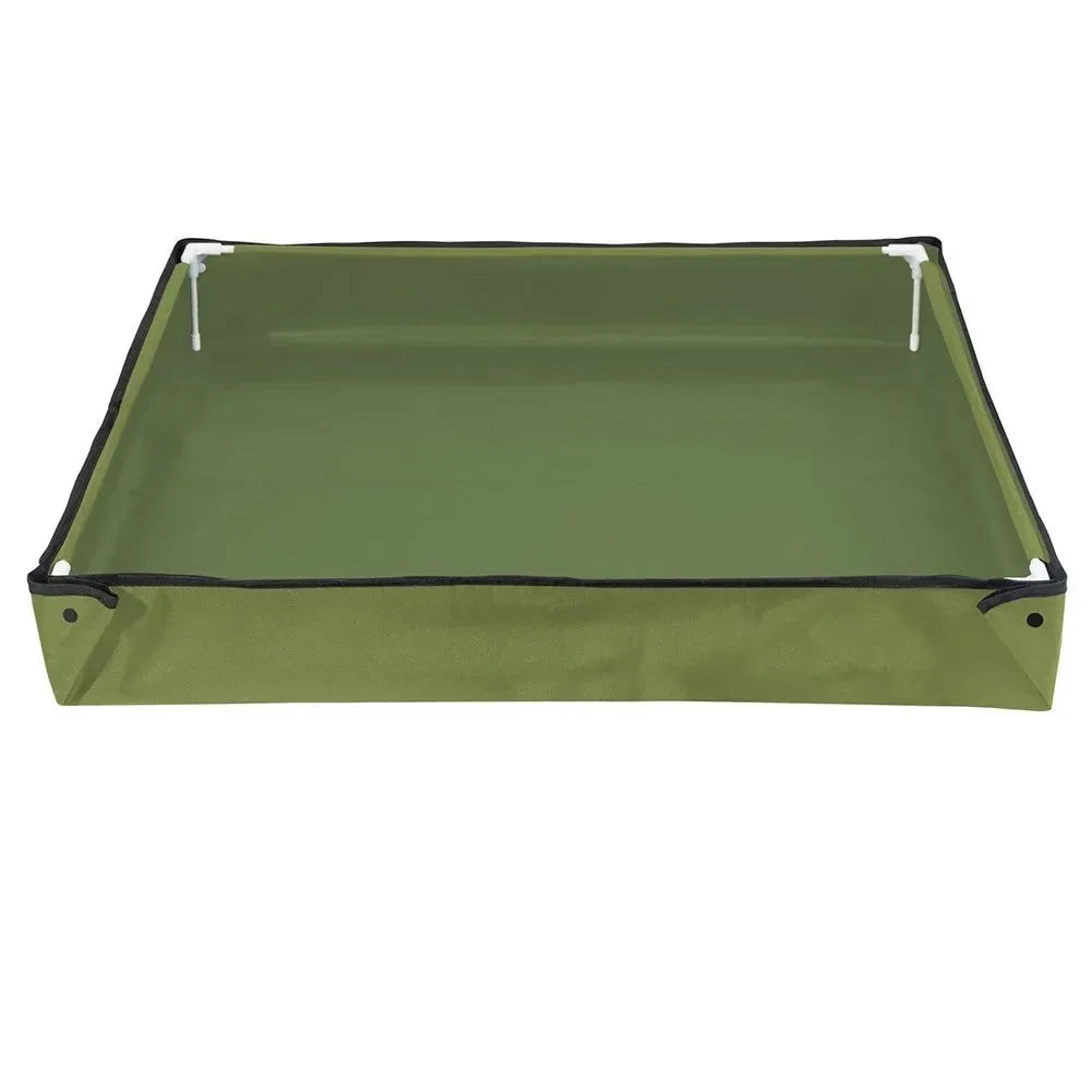 Portable Shower Tray & Floor Base: 80cm Foldable Camping Shower Pan & Pet Bath Basin - Trekker Essentials