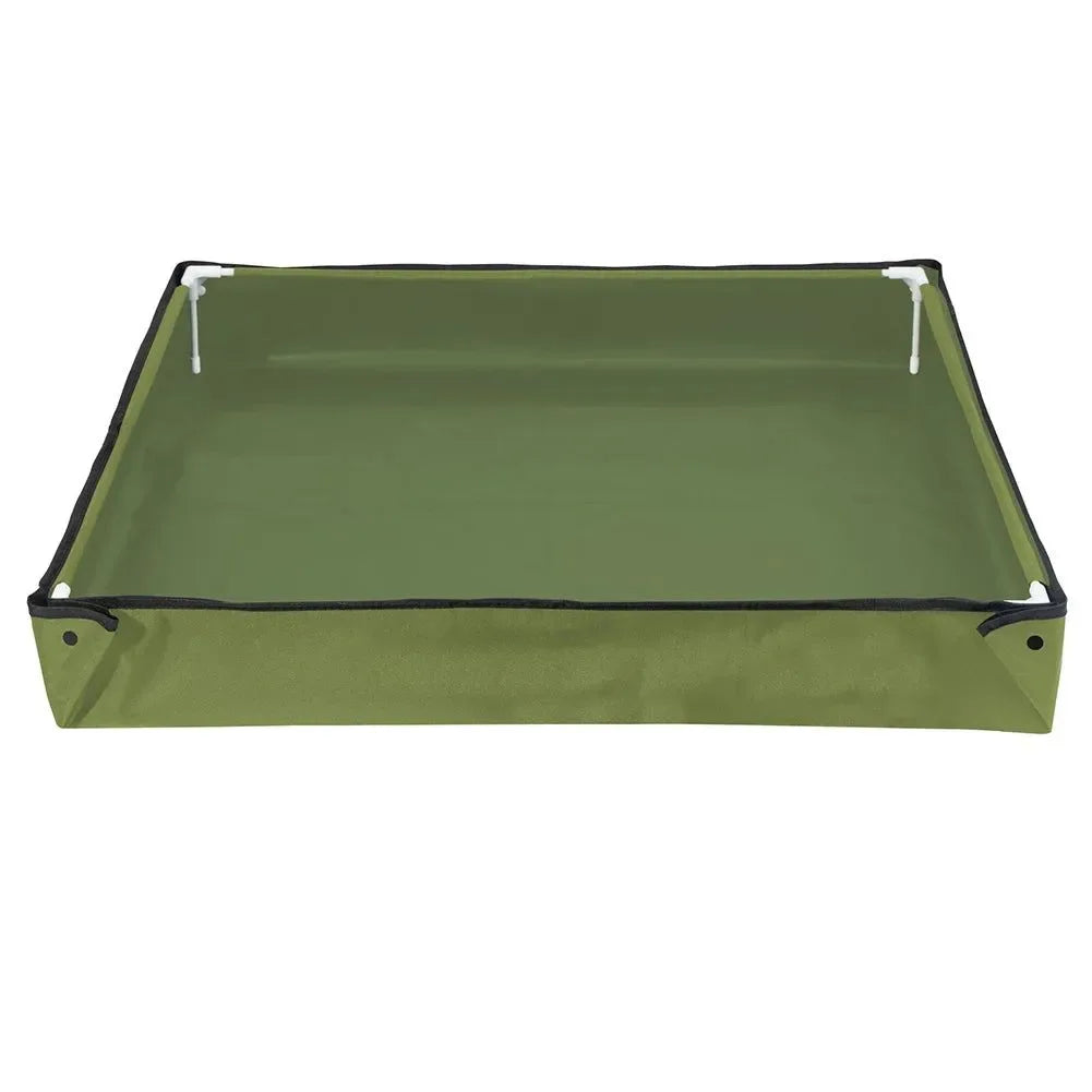 Portable Shower Tray & Floor Base: 80cm Foldable Camping Shower Pan & Pet Bath Basin - Trekker Essentials