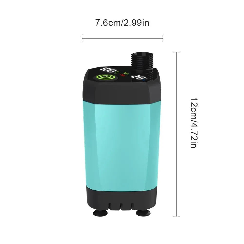Portable Shower with Digital Display - 6000mAh Rechargeable Battery Powered Camping Shower for Hiking, Traveling, and Outdoor Adventures - Trekker Essentials