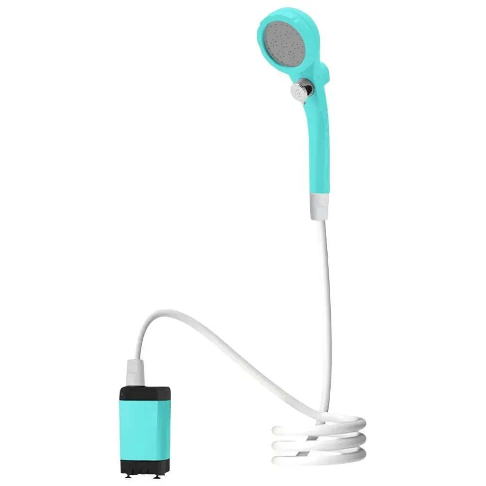 Portable Shower with Digital Display - 6000mAh Rechargeable Battery Powered Camping Shower for Hiking, Traveling, and Outdoor Adventures - Trekker Essentials