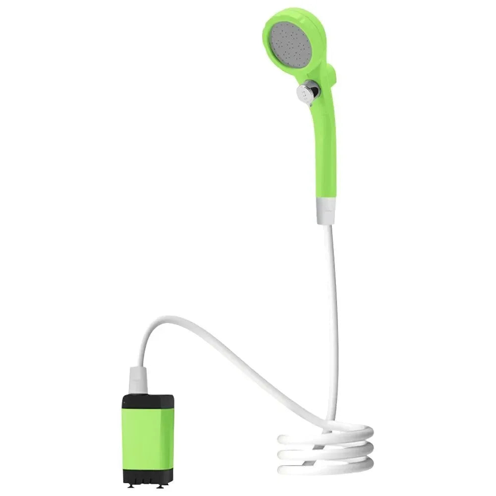 Portable Shower with Digital Display - 6000mAh Rechargeable Battery Powered Camping Shower for Hiking, Traveling, and Outdoor Adventures - Trekker Essentials