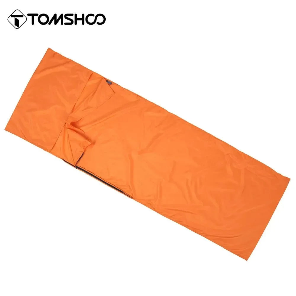 Portable Sleeping Bag Liner with Pillowcase - 70x210CM, Polyester Pongee, for Camping, Hiking, and Travel - Trekker Essentials