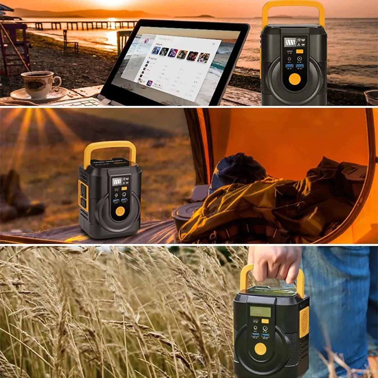 Portable Solar Generator Power Station for Outdoor Camping - Trekker Essentials
