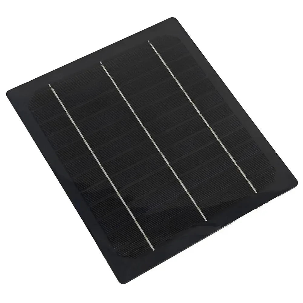 Portable Solar Panel Fan - Solar Powered Camping Fan for Picnic, Barbecue, Fishing, Travel - Trekker Essentials