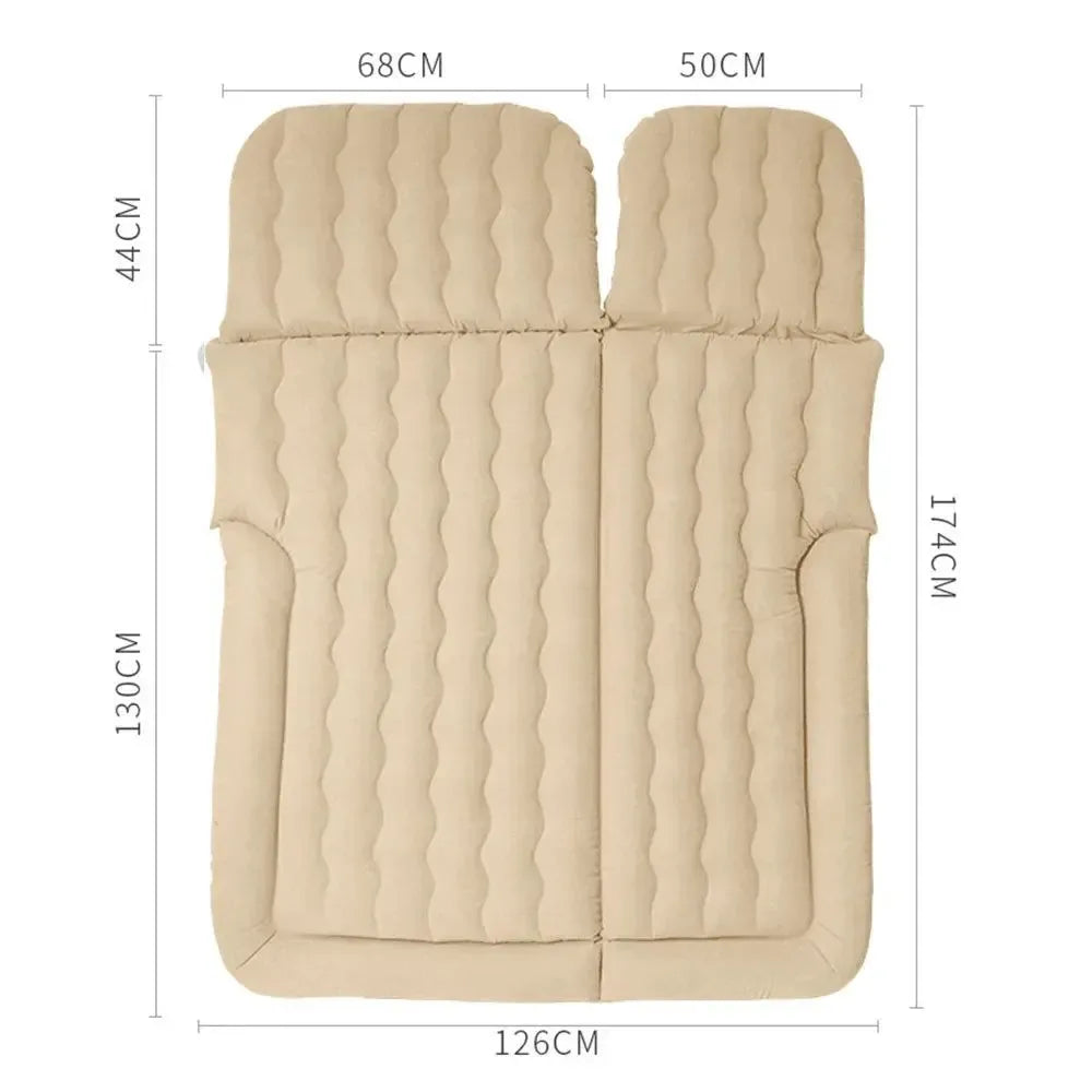Portable SUV Air Mattress - Universal Inflatable Car Bed with 2 Pillows - Trekker Essentials
