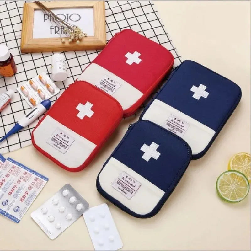 Portable Travel Outdoor First Aid Kit - Mini Medicine Bag for Camping and Household Use - Trekker Essentials