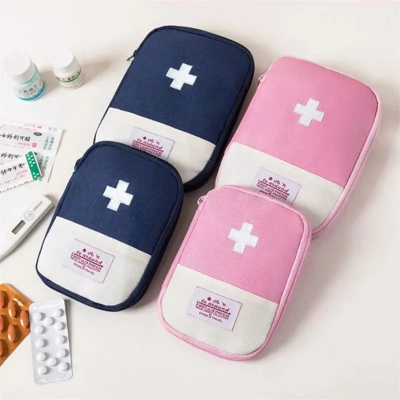 Portable Travel Outdoor First Aid Kit - Mini Medicine Bag for Camping and Household Use - Trekker Essentials