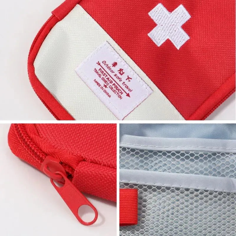 Portable Travel Outdoor First Aid Kit - Mini Medicine Bag for Camping and Household Use - Trekker Essentials