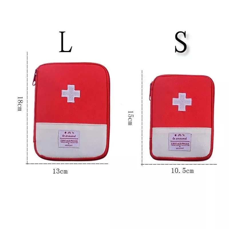 Portable Travel Outdoor First Aid Kit - Mini Medicine Bag for Camping and Household Use - Trekker Essentials