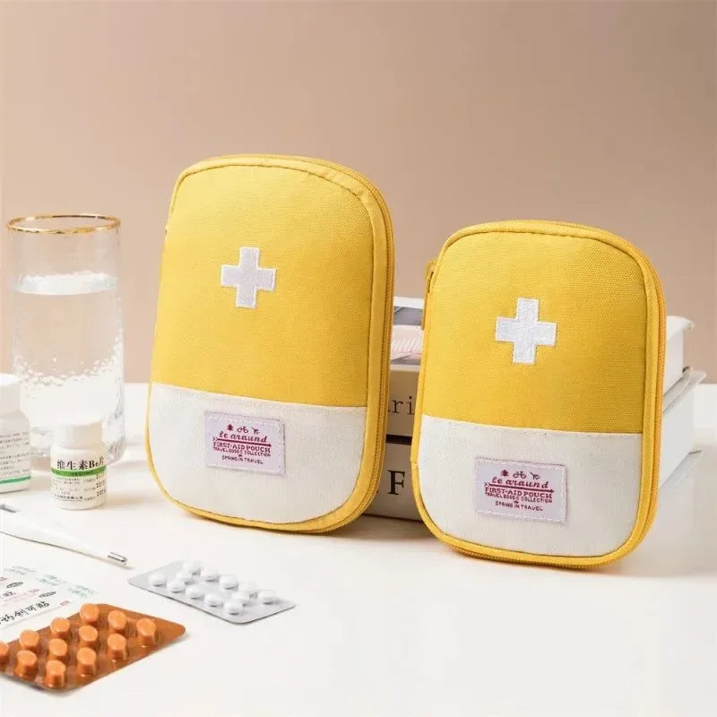 Portable Travel Outdoor First Aid Kit - Mini Medicine Bag for Camping and Household Use - Trekker Essentials