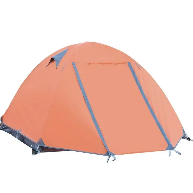 Portable Ultralight Camping Tent: 2-4 Person, Double Layers, 4-Season Shelter with Snow Skirt - Trekker Essentials