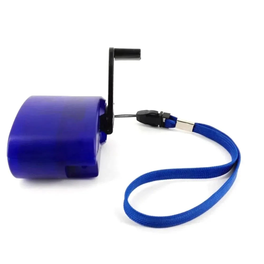 Portable USB Hand Crank Charger - Emergency Mobile Phone Charging Power Generator for Urgent Calls - Trekker Essentials