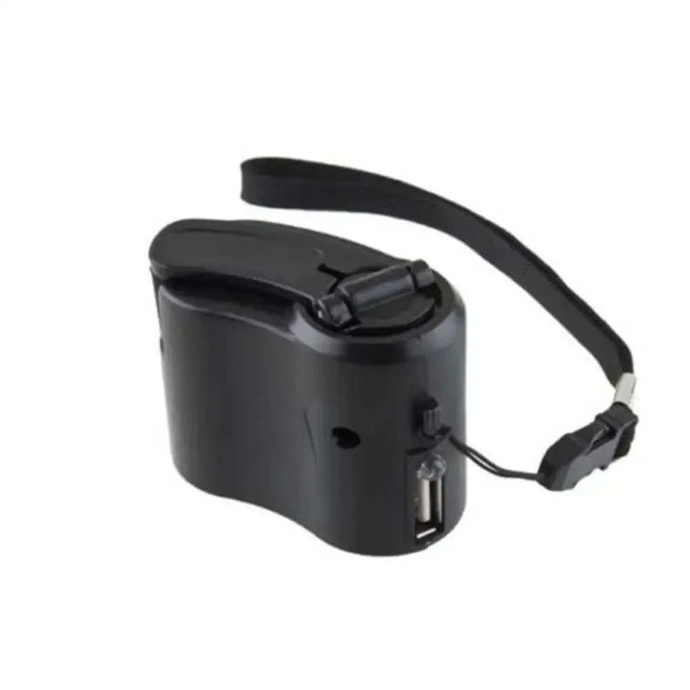 Portable USB Hand Crank Charger - Emergency Mobile Phone Charging Power Generator for Urgent Calls - Trekker Essentials
