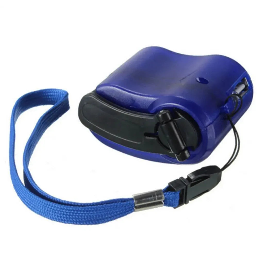 Portable USB Hand Crank Charger - Emergency Mobile Phone Charging Power Generator for Urgent Calls - Trekker Essentials