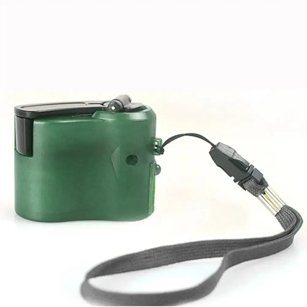Portable USB Hand Crank Charger - Emergency Mobile Phone Charging Power Generator for Urgent Calls - Trekker Essentials