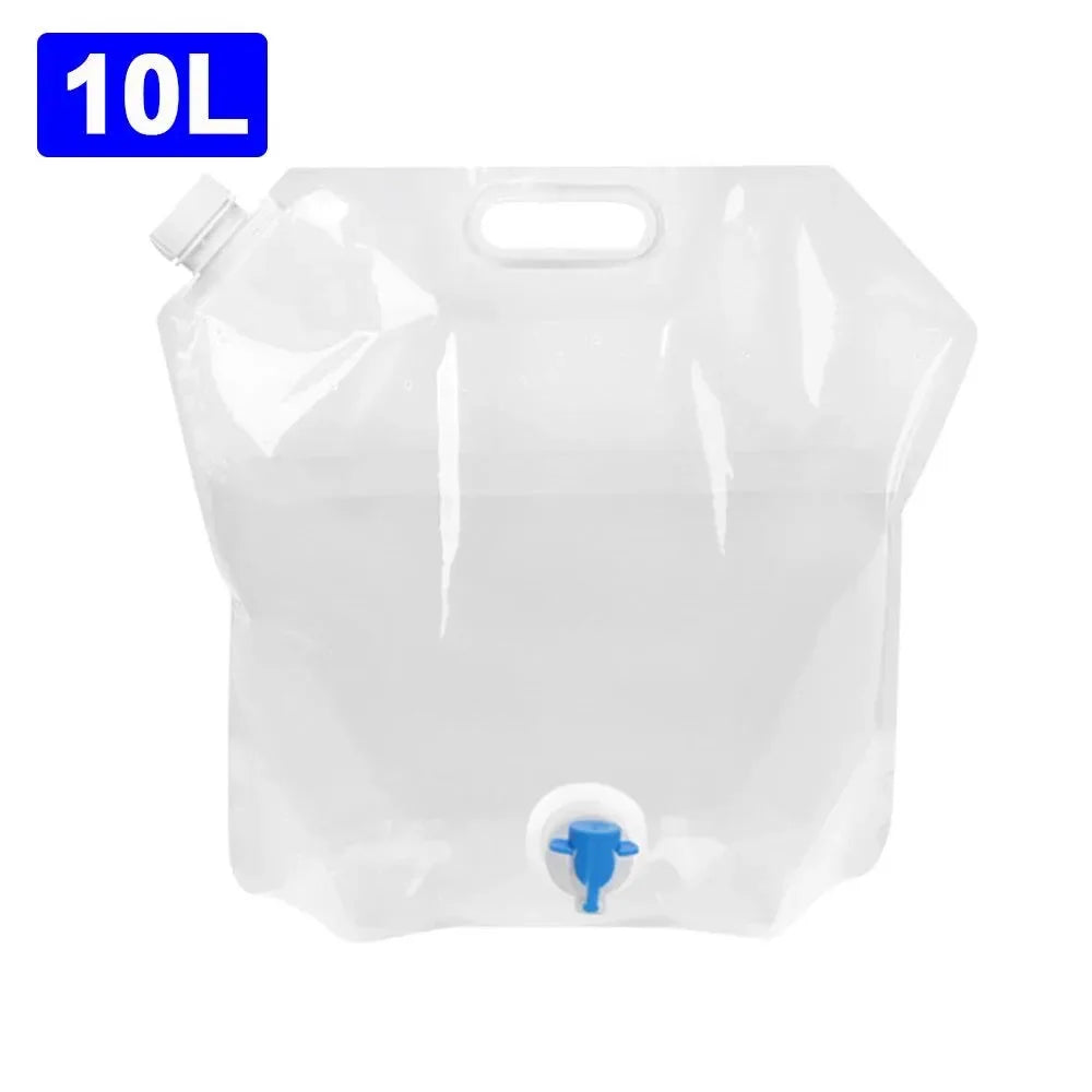 Portable Water Bucket with Faucet - Ideal for Outdoor Activities and Camping - Trekker Essentials