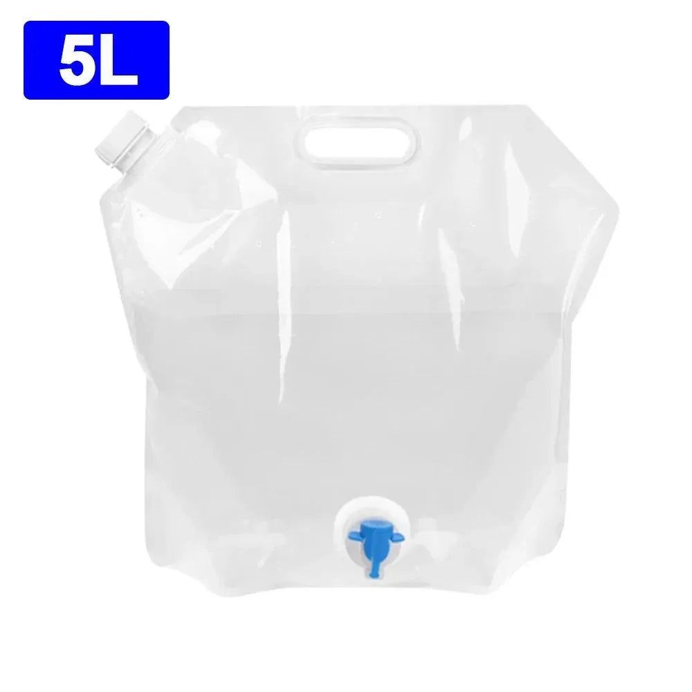 Portable Water Bucket with Faucet - Ideal for Outdoor Activities and Camping - Trekker Essentials