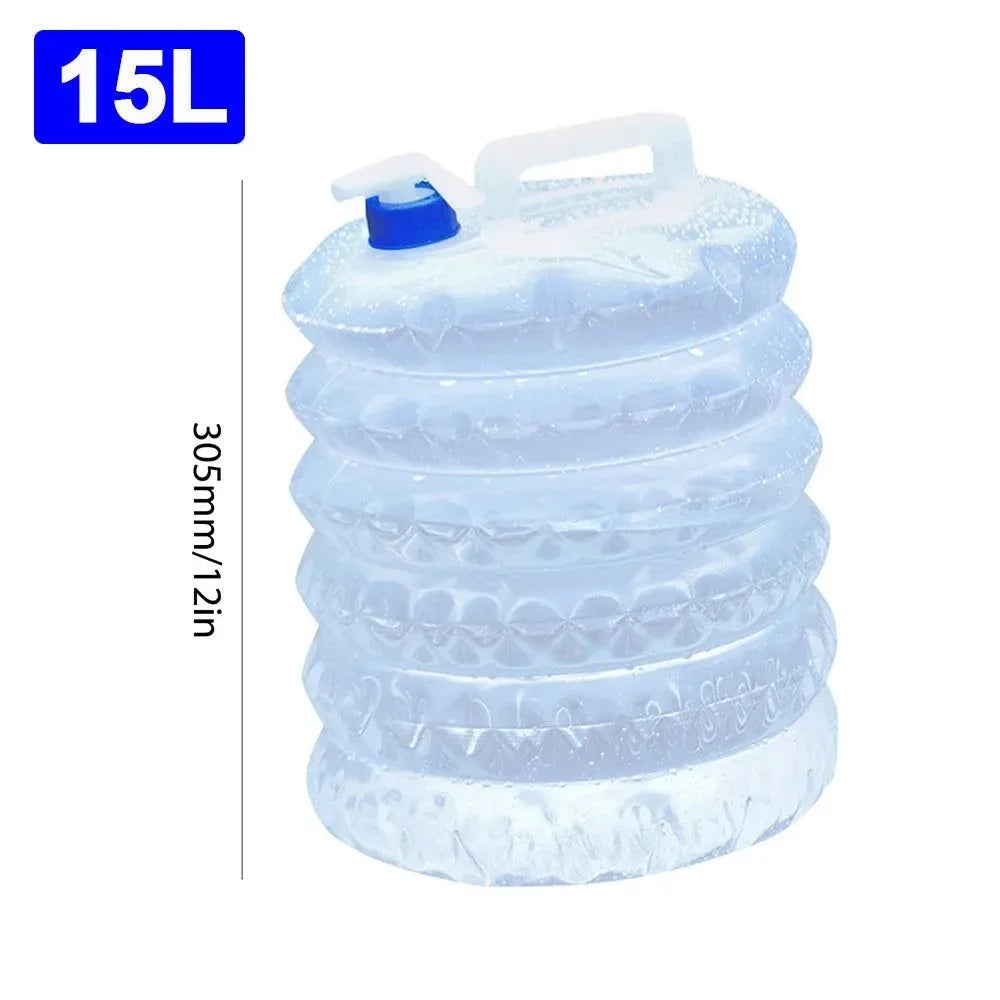 Portable Water Bucket with Faucet - Ideal for Outdoor Activities and Camping - Trekker Essentials