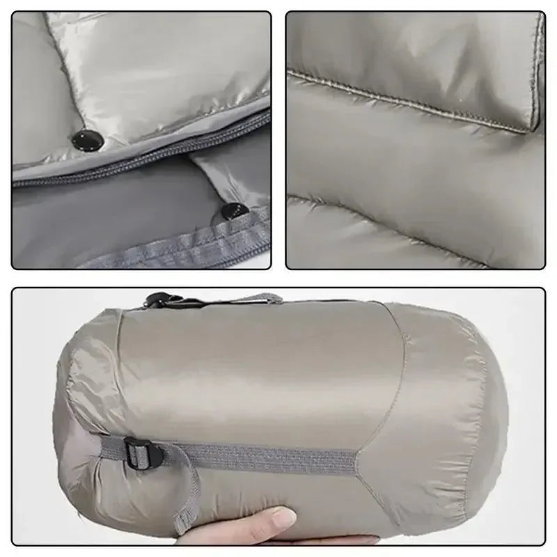 Portable Water-resistant Cloak Style Sleeping Bag - Winter Thickened and Wearable - Trekker Essentials