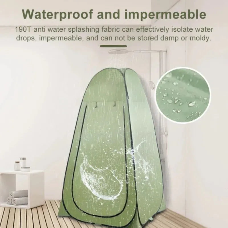 Portable Waterproof Anti-UV Shower Tent - Beach, Camping, and Hiking Privacy Shelter - Trekker Essentials