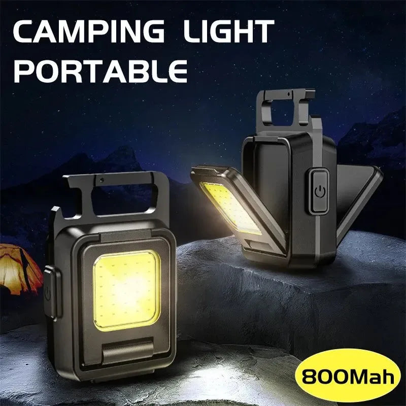 Portable Work Light and Camping Light - Double-Sided Waterproof LED Flashlight for Outdoor Fishing and Hiking - Trekker Essentials