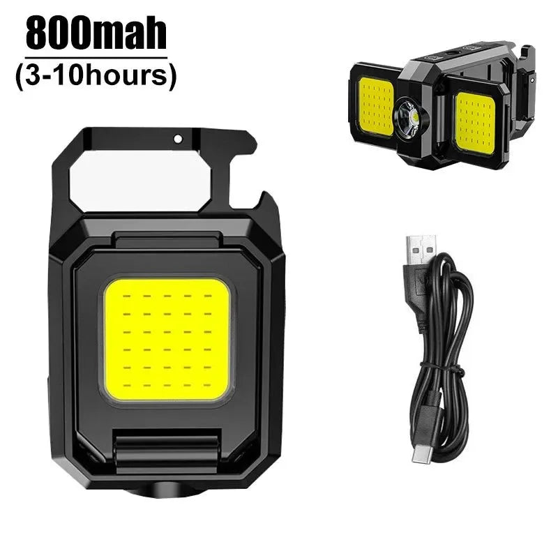 Portable Work Light and Camping Light - Double-Sided Waterproof LED Flashlight for Outdoor Fishing and Hiking - Trekker Essentials