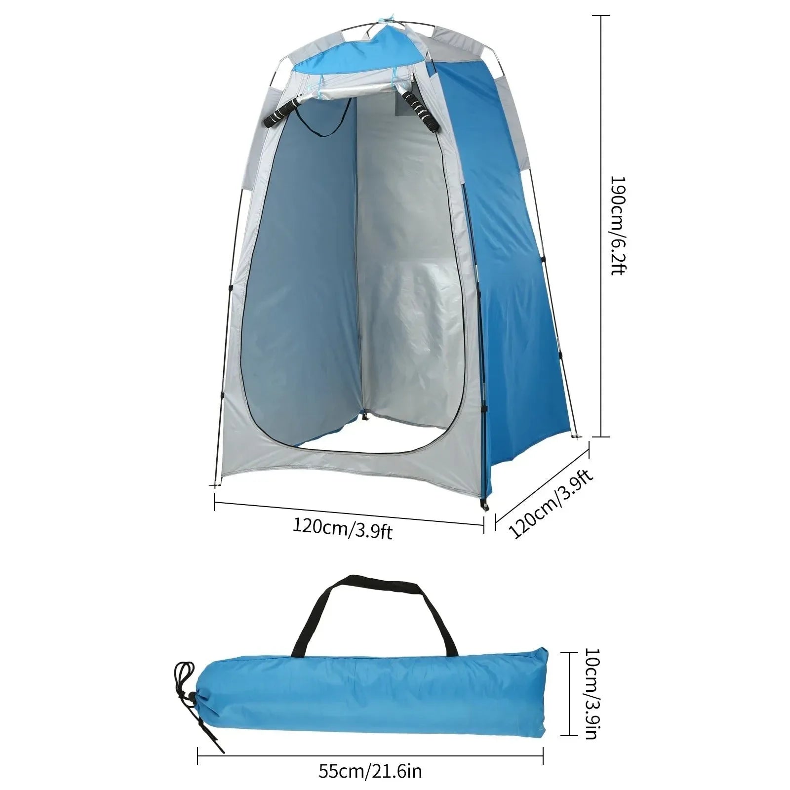 Privacy Shelter Tent – Portable Outdoor Camping Shower, Toilet & Changing Tent - Trekker Essentials