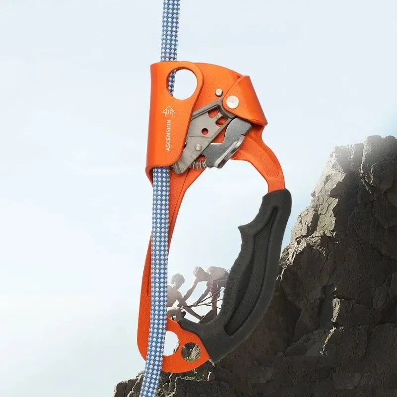 Pro Mountaineer Hand Ascender for Outdoor Rock Climbing - Trekker Essentials
