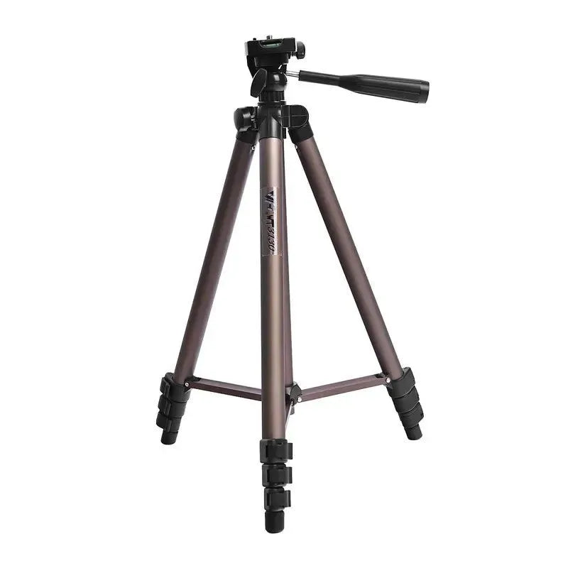 Professional Aluminum Tripod WT3130 - 126cm Camera Stand with Phone Holder for DSLR/Smartphone/Mirrorless (2.5kg Load, 540g Weight) - Trekker Essentials
