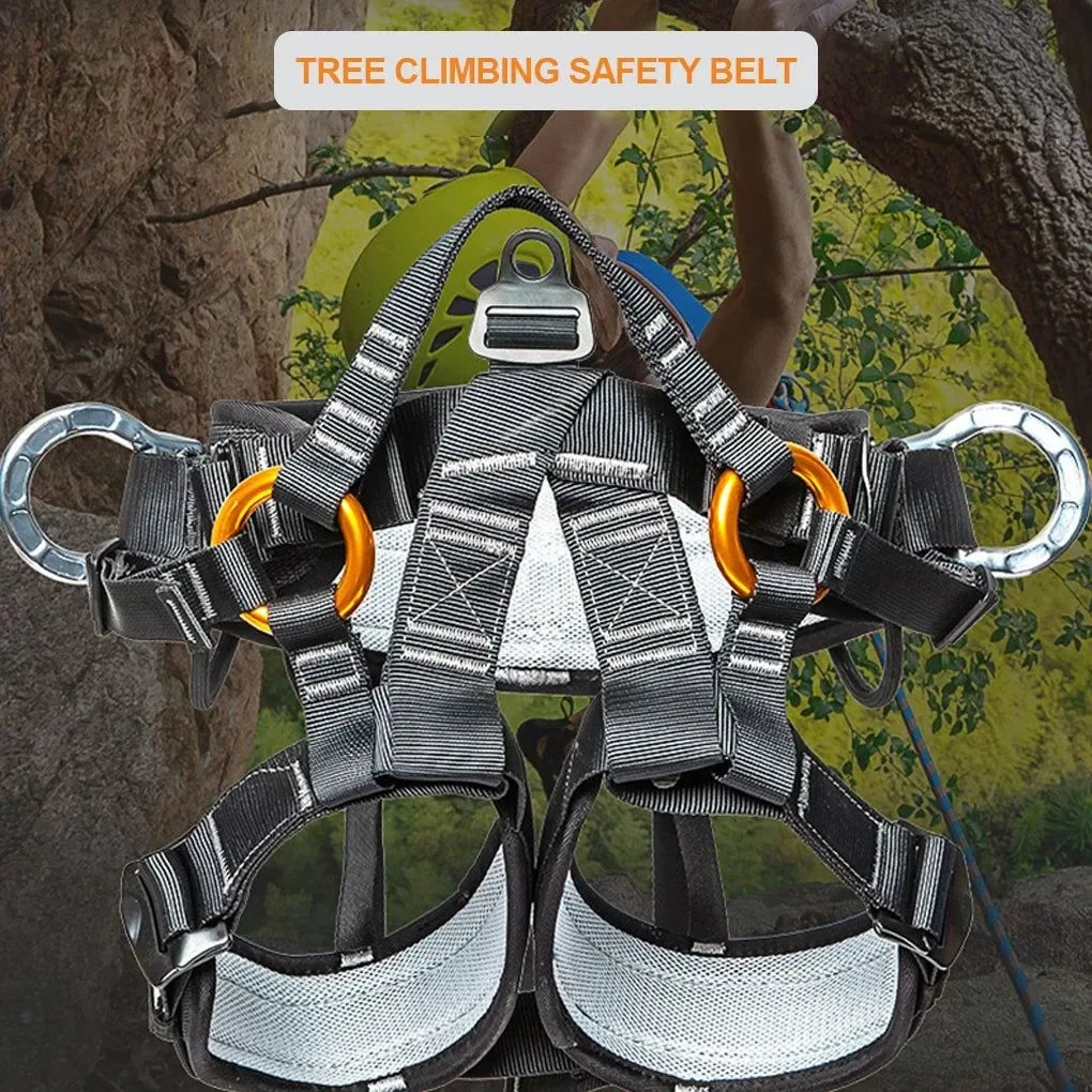 Professional Climbing Harness - Adjustable Safety Belt for Fall Protection - Trekker Essentials